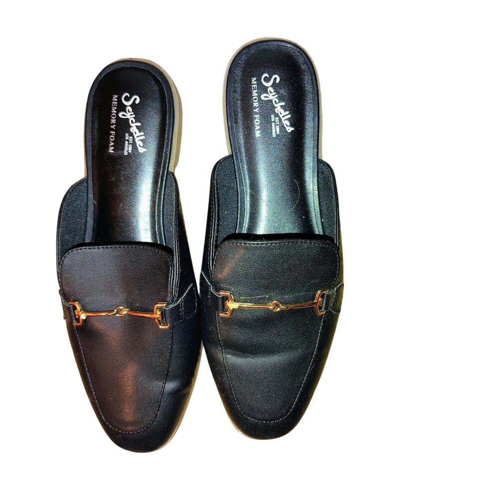 Seychelles Black Flats Size 6.5